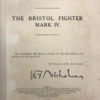 The Bristol Fighter Mark IV Air Publications 866 2nd Edition, June 1928 - The Nook Yamba Second Hand Books